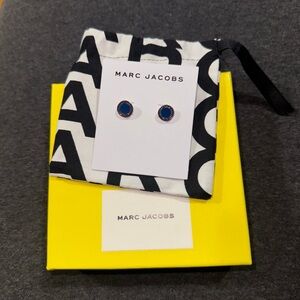 Marc Jacobs Sapphire Blue Stud Earrings